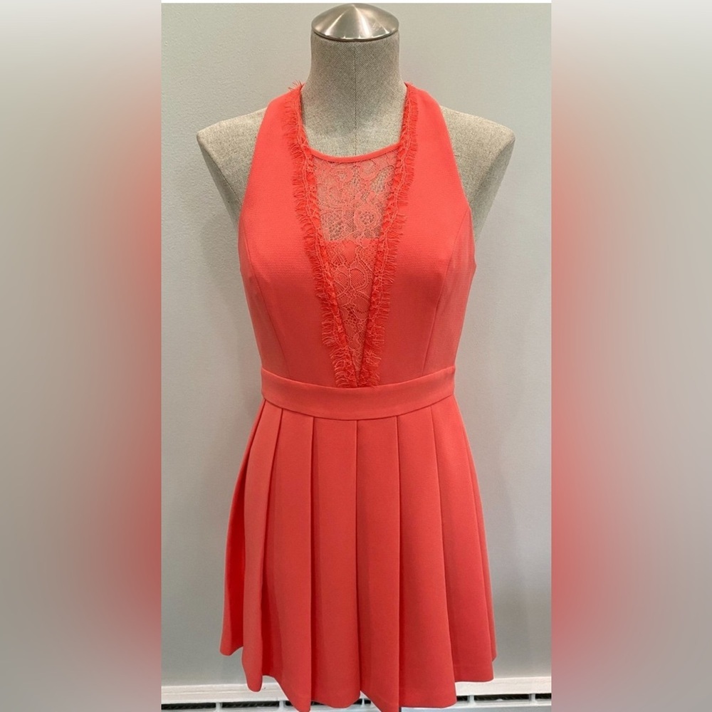 BCBGeneration coral Lace Dress size 8